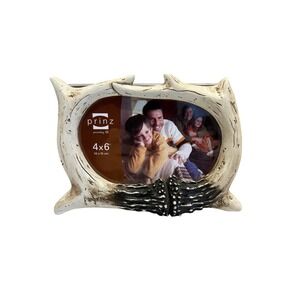 Prinz Faux Antler Picture Frame Rustic Lodge Cabin Decor Holds 4x6 Photo Resin